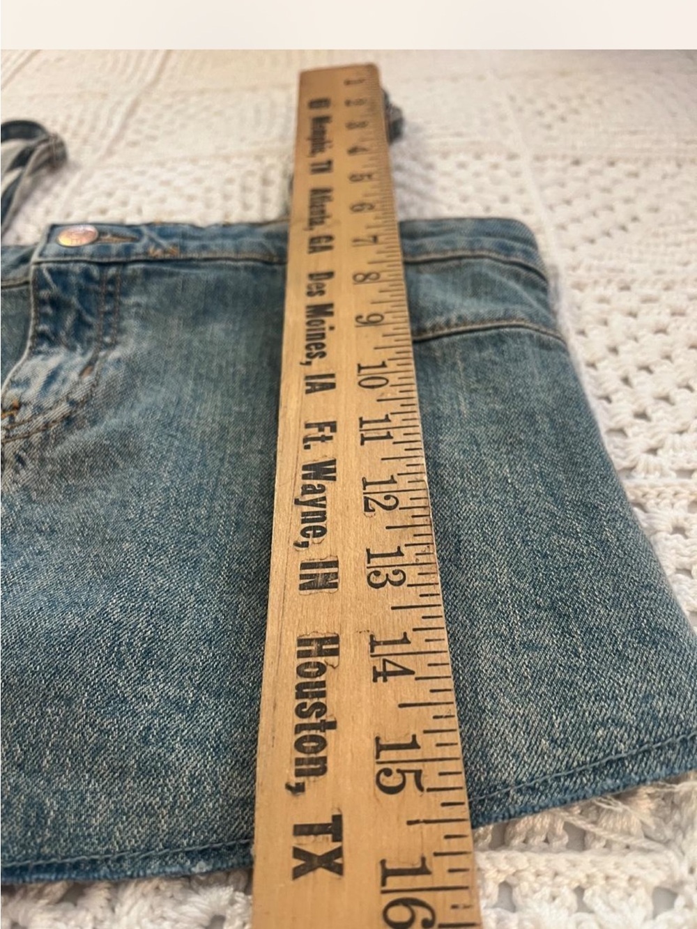 Wild Fable Denim Crop Top Adjustable Straps Sz XXS - Picture 2 of 5